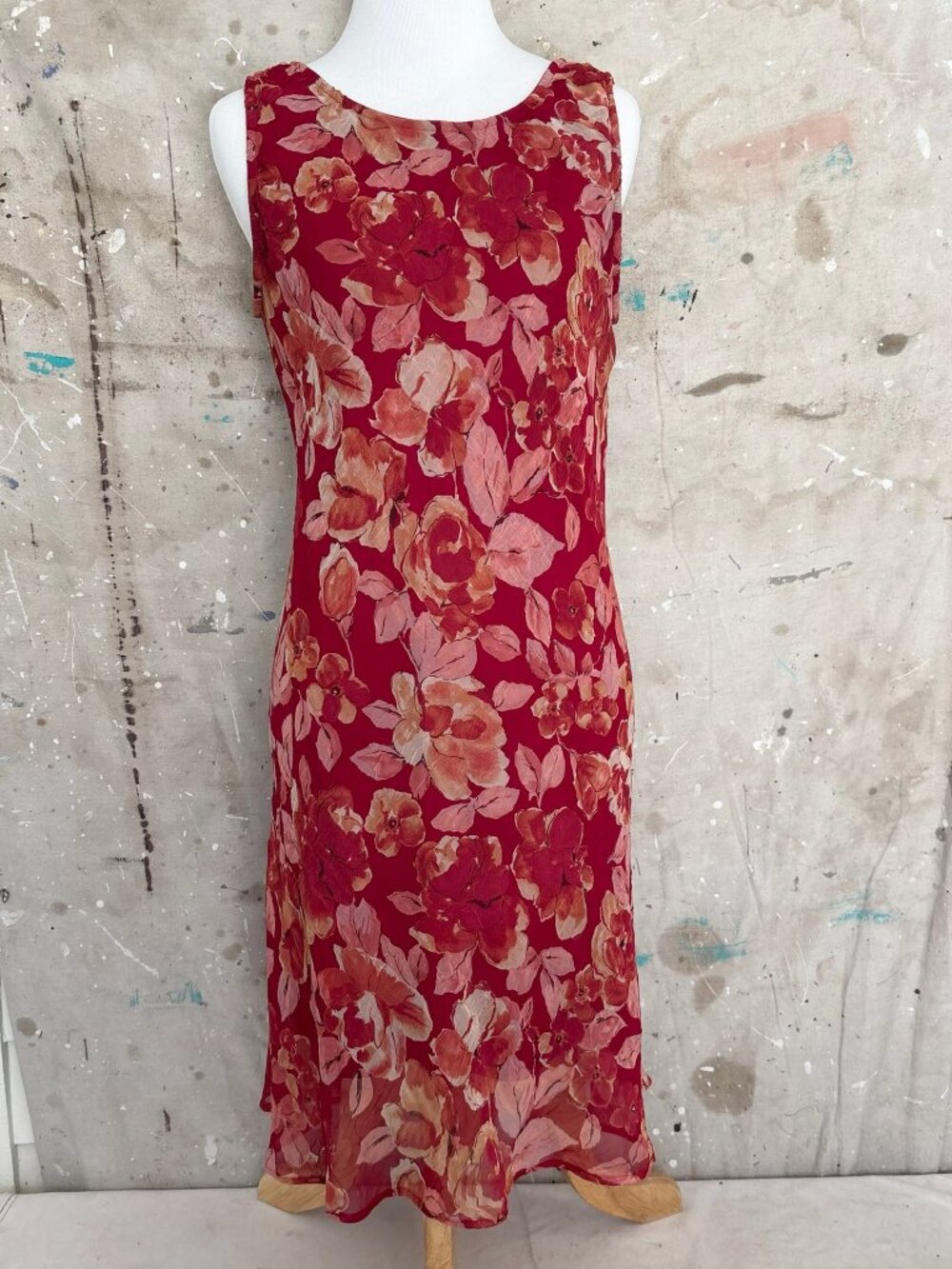 Vintage City Triangles Floral Mini Dress